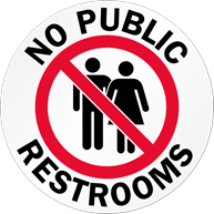 No Public Restrooms